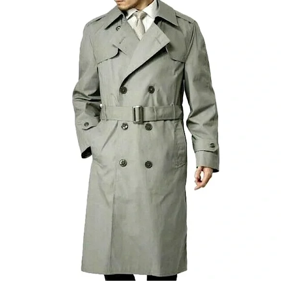 DSCP • Valor Collection Men’s All Weather Military Trench Rain Coat - Picture 1 of 8